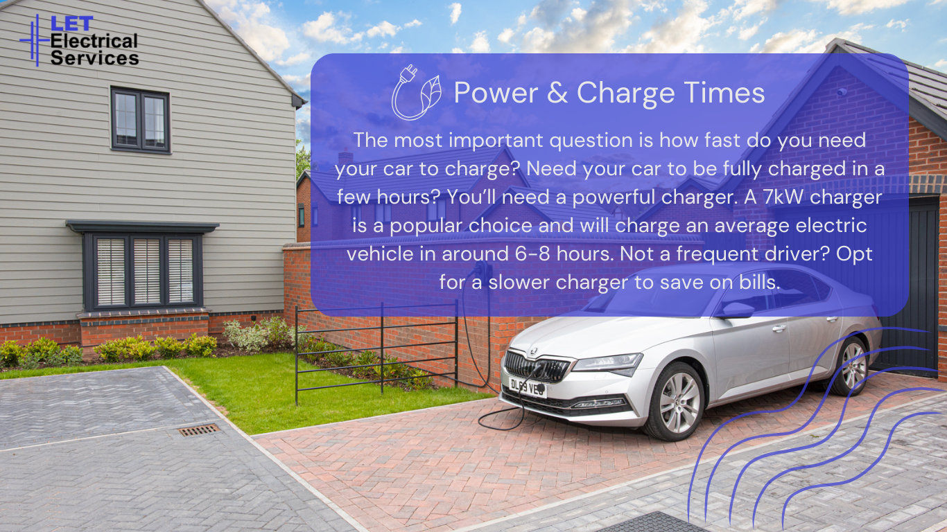 Power & charge times