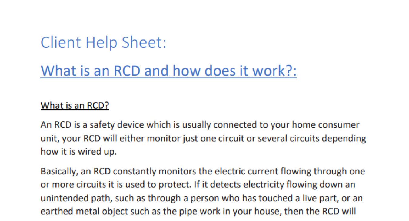 What is an RCD & How does it work?